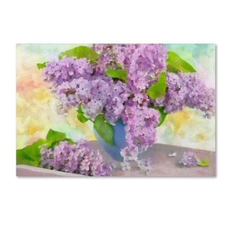 Cora Niele 'Lilacs In A Vase' Canvas Art,22x32